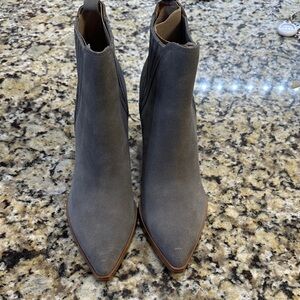 Marc Fisher Charcoal Ankle Booties new without tags & box